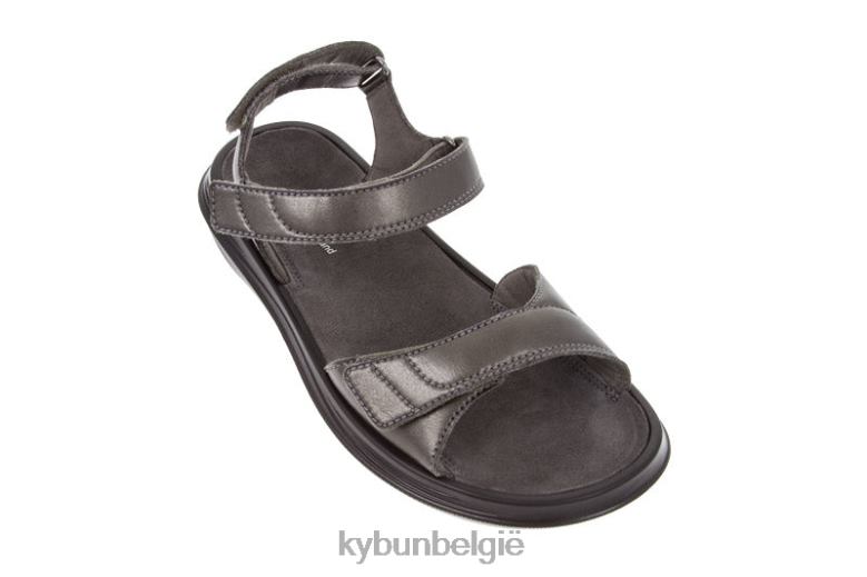 schoenen zijn kybun vrouwen morcote donker zilver D22H896